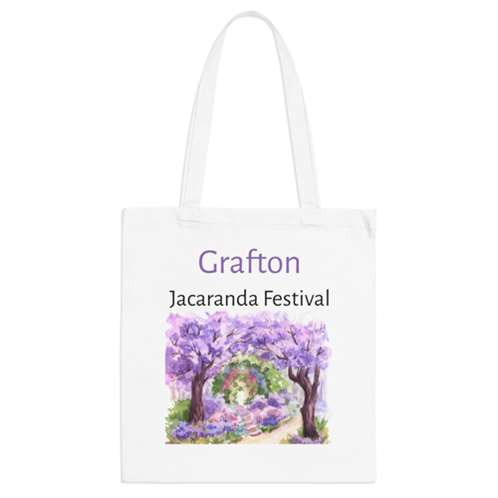 Large Canvas Tote | Customized Tote Bags For Jacaranda Festival